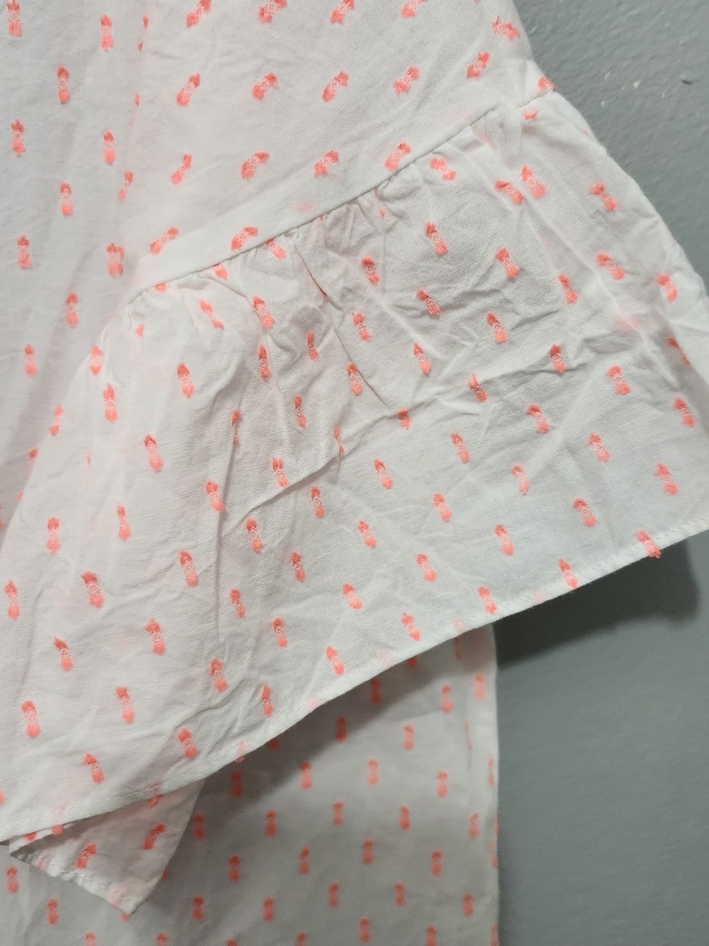 Lilly Pulitzer Kipper Cover Up White with Pink Tassel Trim Size L/XL - Picture 4 of 7